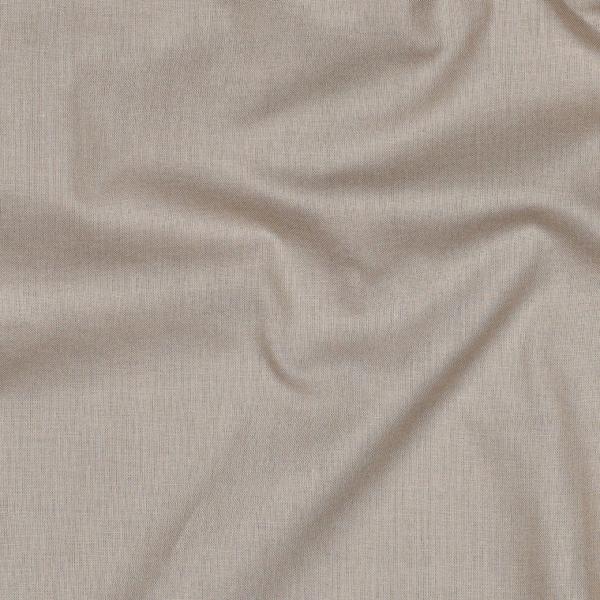 Baumwolle Popeline Uni Dunklesbeige